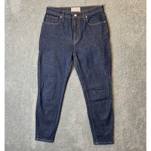 Everlane Jeans Womens Size 29 Ankle High Rise Dark Wash Blue Denim Preppy Casual